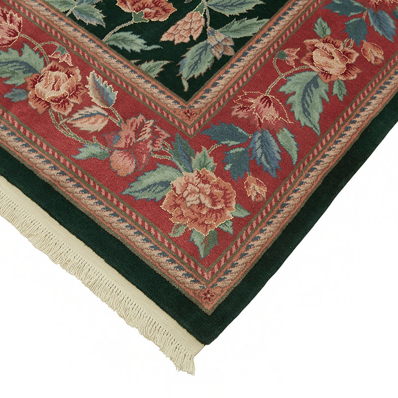 New Hand Knotted Wool Oushak Rug - 8' 10" x 11' 8" (106" x 140") - K0087042