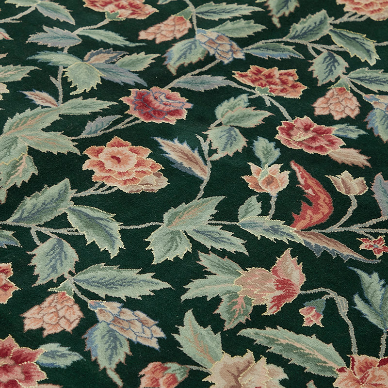New Hand Knotted Wool Oushak Rug - 8' 10" x 11' 8" (106" x 140") - K0087042