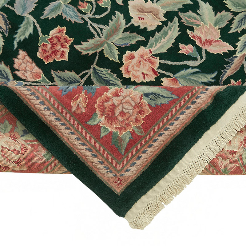 New Hand Knotted Wool Oushak Rug - 8' 10" x 11' 8" (106" x 140") - K0087042