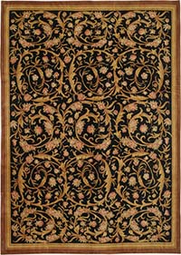 New Hand Knotted Wool Oushak Rug - 9' 11" x 13' 10" (119" x 166")