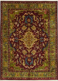 New Hand Knotted Wool Oushak Rug - 10'  x 13' 11" (120" x 167")