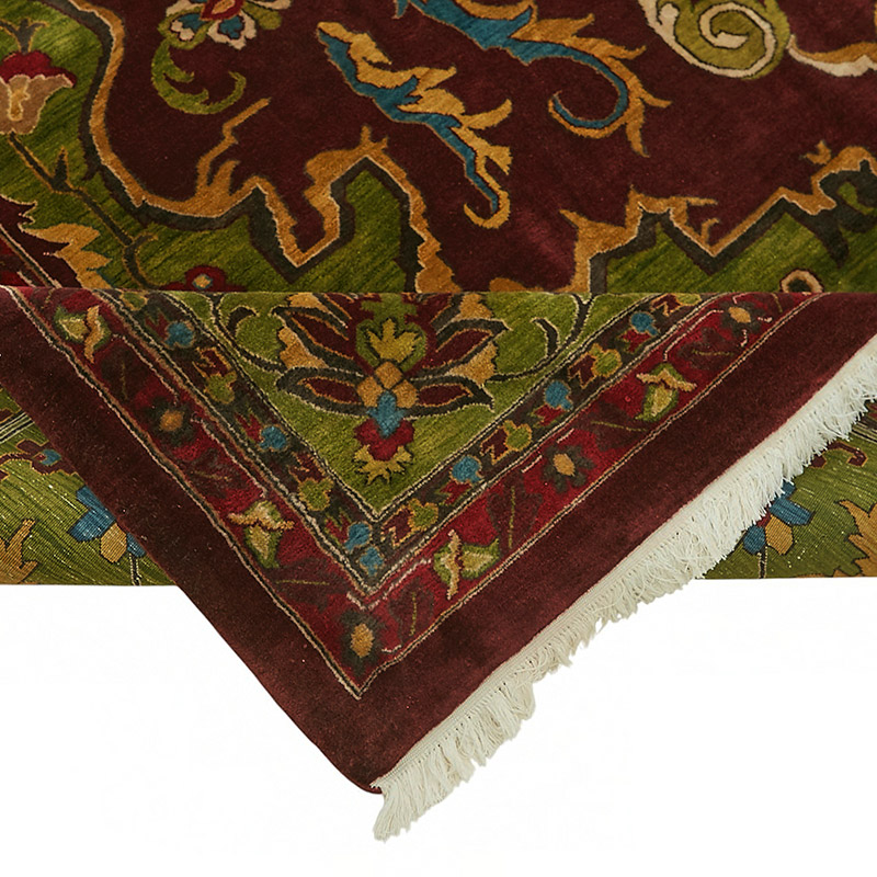 New Hand Knotted Wool Oushak Rug - 10'  x 13' 11" (120" x 167") - K0087045