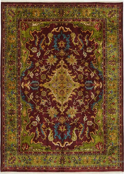 New Hand Knotted Wool Oushak Rug - 305 cm x 425 cm