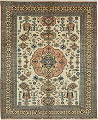 New Hand Knotted Wool Oushak Rug - 8' 10" x 11' 6" (106" x 138")