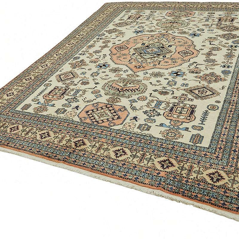 Nueva Alfombra Oushak Tejida a Mano - 270 cm x 350 cm - K0087047