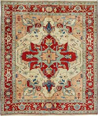 Yeni El Dokuma Usak Halısi - 281 cm x 327 cm