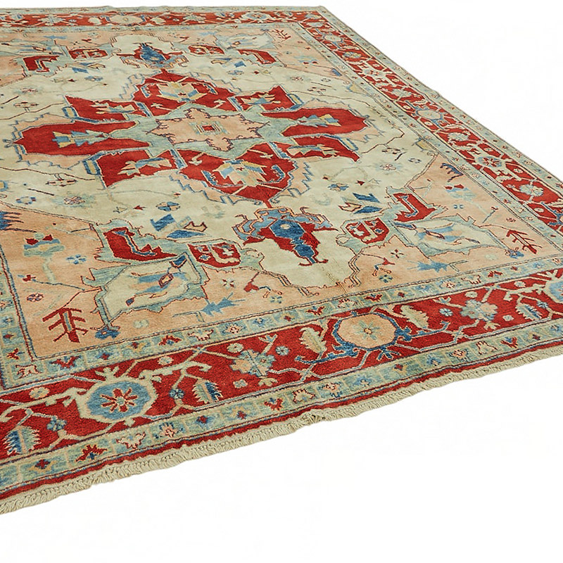 Yeni El Dokuma Usak Halısi - 281 cm x 327 cm - K0087049