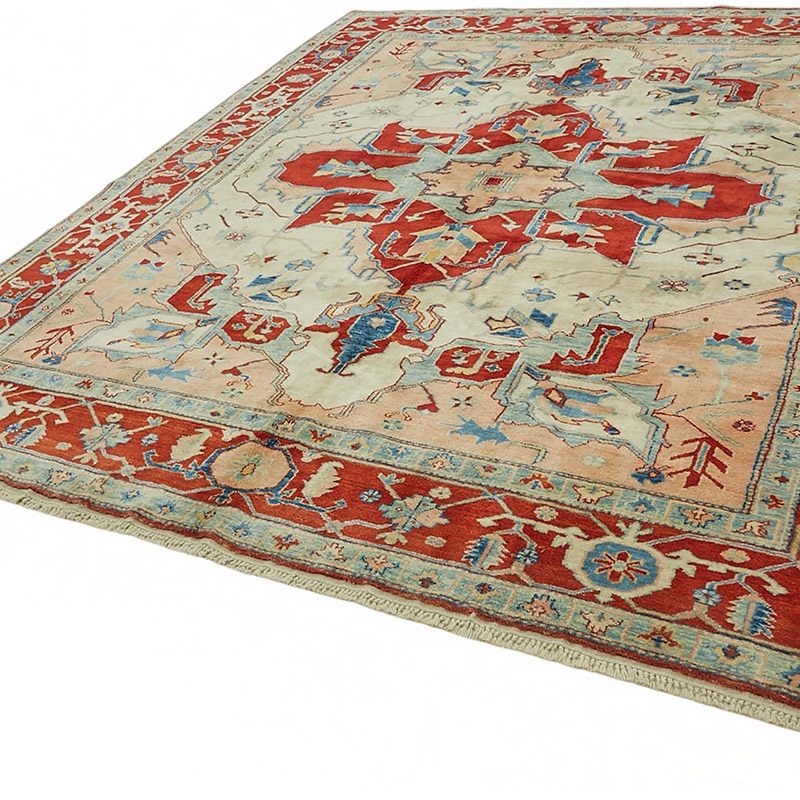 Yeni El Dokuma Usak Halısi - 281 cm x 327 cm - K0087049