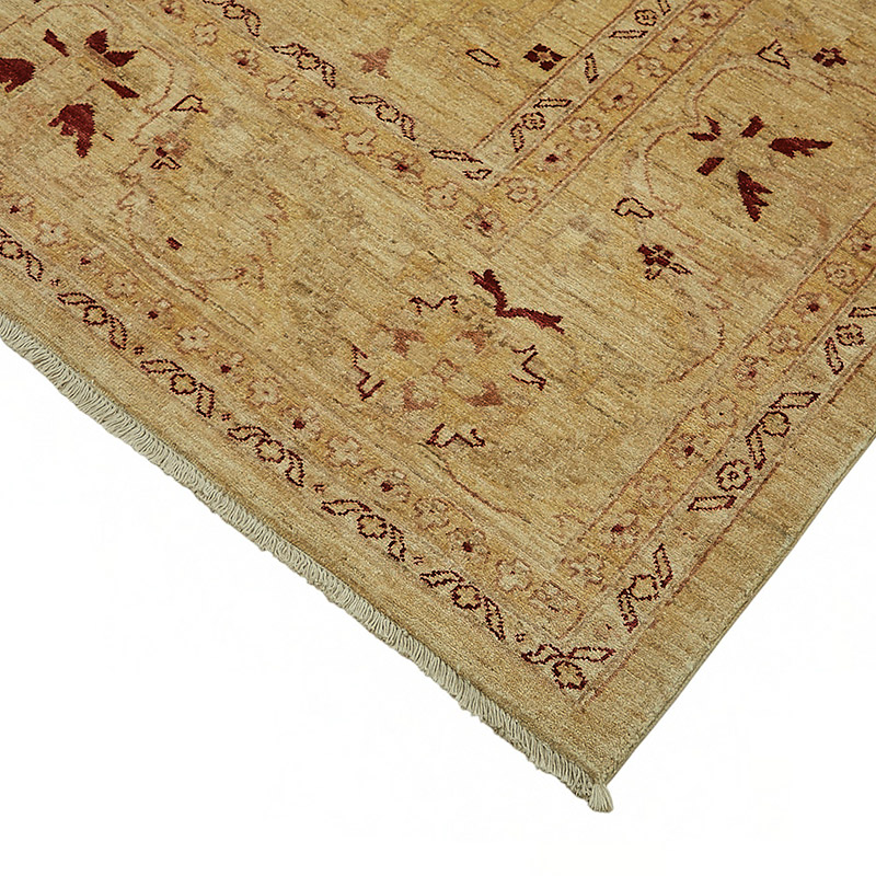 New Hand Knotted Wool Oushak Rug - 9' 8" x 13' 3" (116" x 159") - K0087050