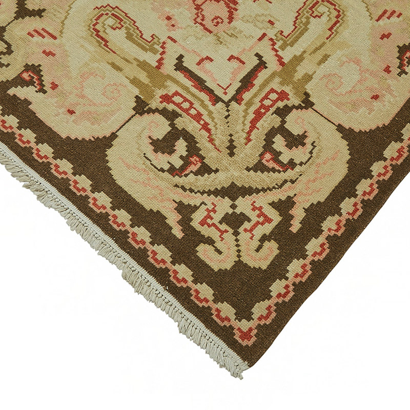 New Hand Knotted Wool Oushak Rug - 10'  x 12' 2" (120" x 146") - K0087054