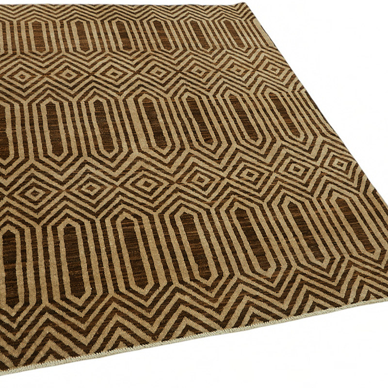 Nueva Alfombra Anudada a Mano - K0087057