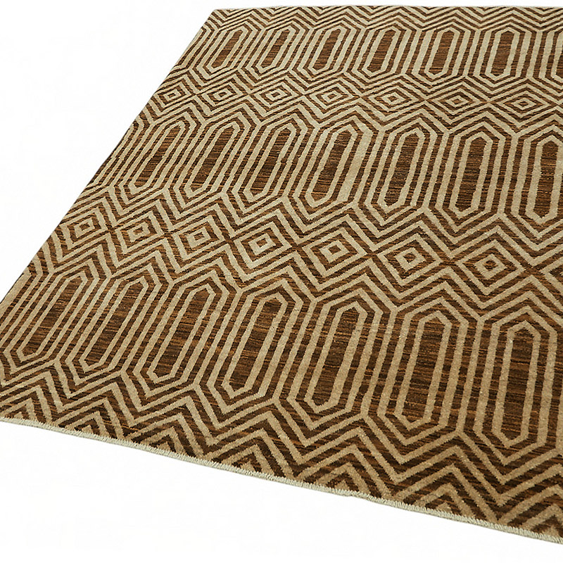 Nueva Alfombra Anudada a Mano - K0087057