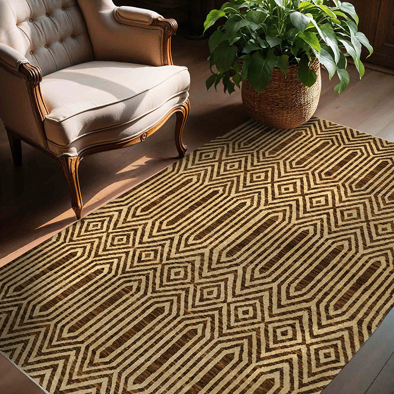Nueva Alfombra Anudada a Mano - K0087057