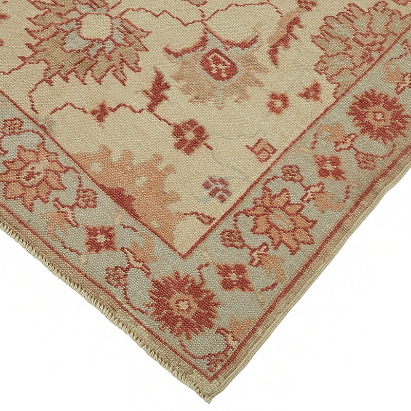 New Hand Knotted Wool Oushak Rug - 3' 11" x 6' 1" (47" x 73") - K0087064