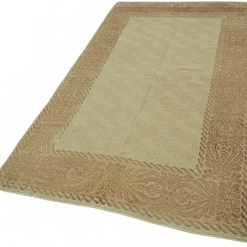 New Hand Knotted Wool Oushak Rug - 4' 1" x 7' 3" (49" x 87") - K0087065