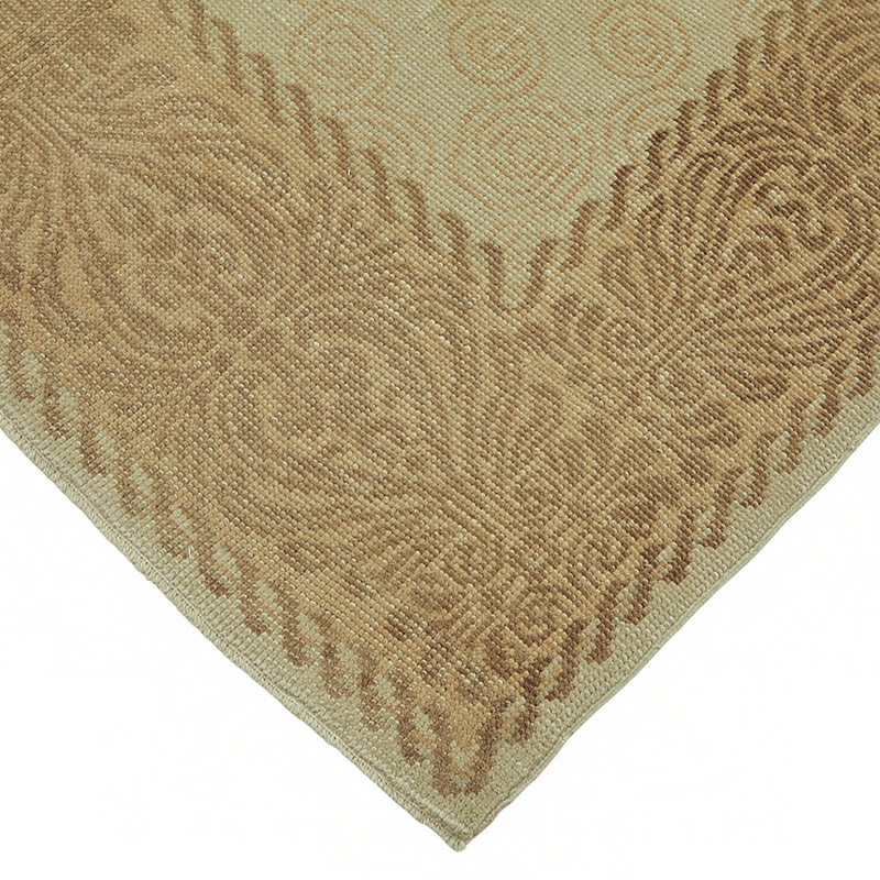 New Hand Knotted Wool Oushak Rug - 4' 1" x 7' 3" (49" x 87") - K0087065
