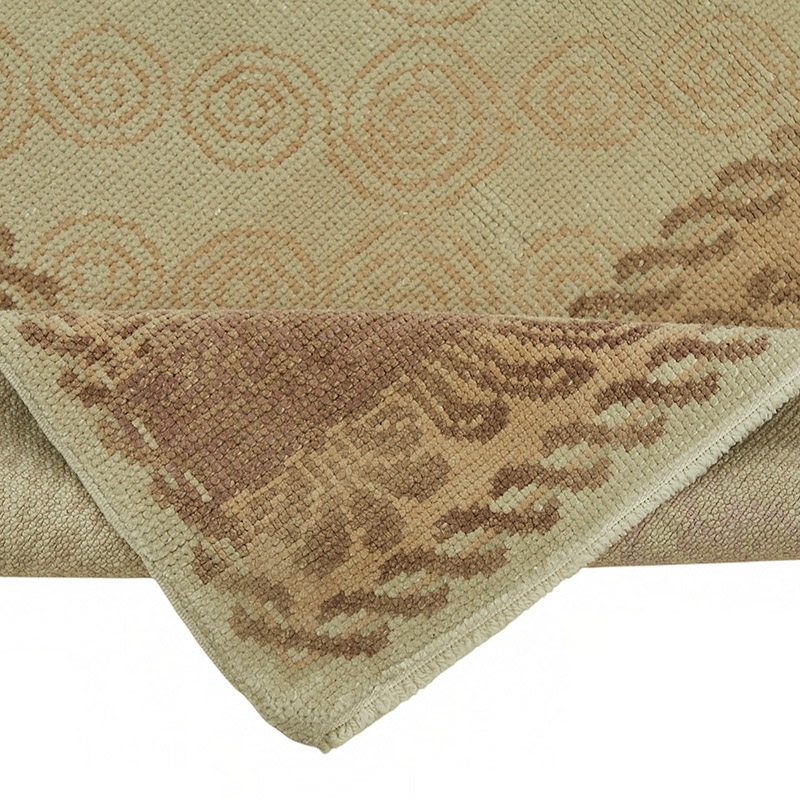 New Hand Knotted Wool Oushak Rug - 4' 1" x 7' 3" (49" x 87") - K0087065