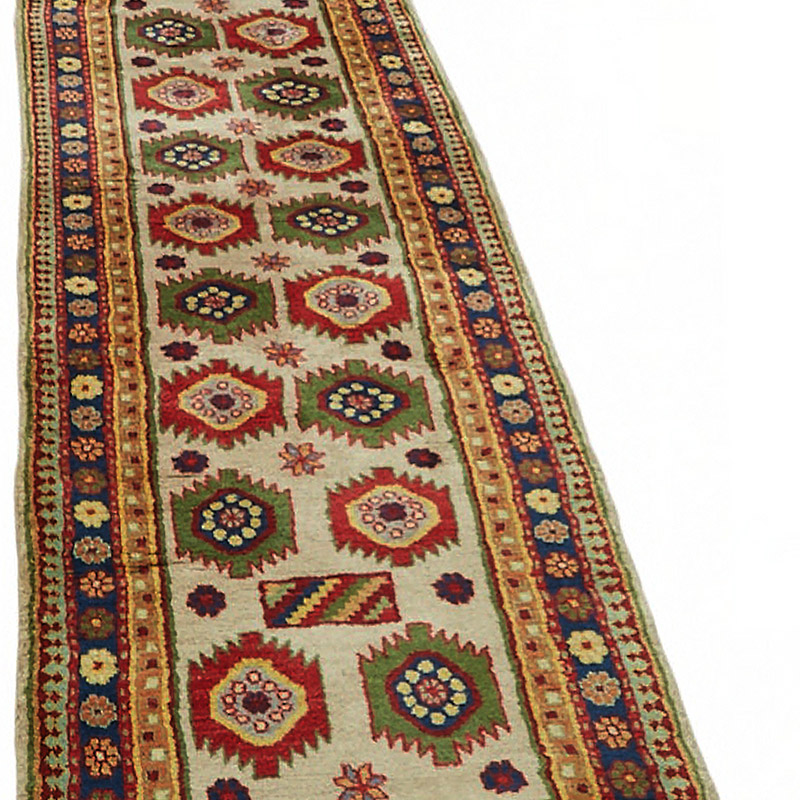 Yeni El Dokuma Usak Halısi - 70 cm x 350 cm - K0087068