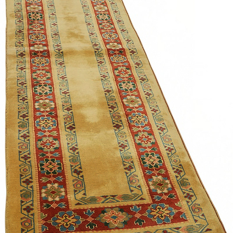 Nueva Alfombra Ushak Tejida a Mano - 80 cm x 297 cm - K0087071