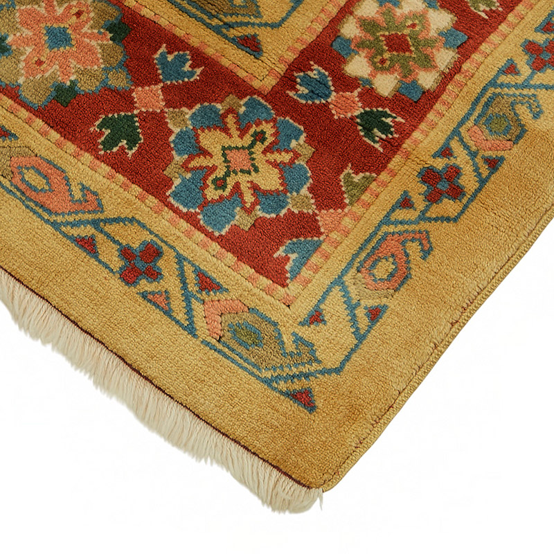 Nueva Alfombra Ushak Tejida a Mano - 80 cm x 297 cm - K0087071
