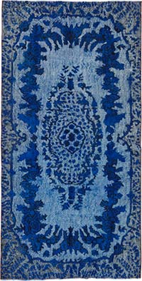 El Oyması Boyalı Halı - 125 cm x 240 cm