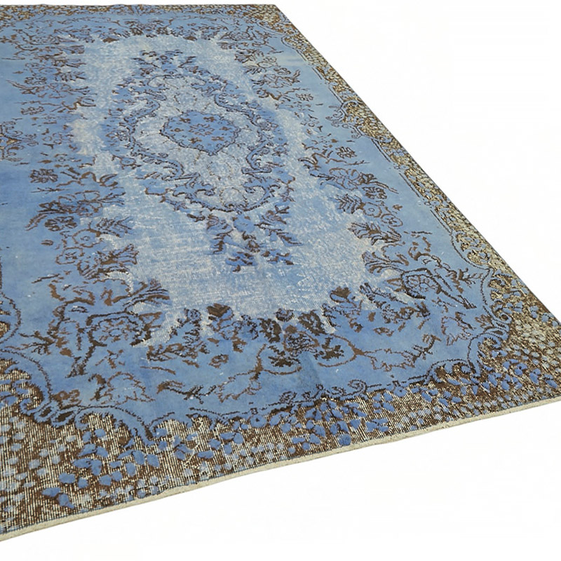 Hand Carved Over-Dyed Rug - 5' 3" x 9' 2" (63" x 110") - K0087074