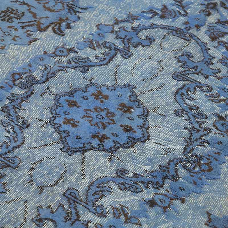 Hand Carved Over-Dyed Rug - 5' 3" x 9' 2" (63" x 110") - K0087074
