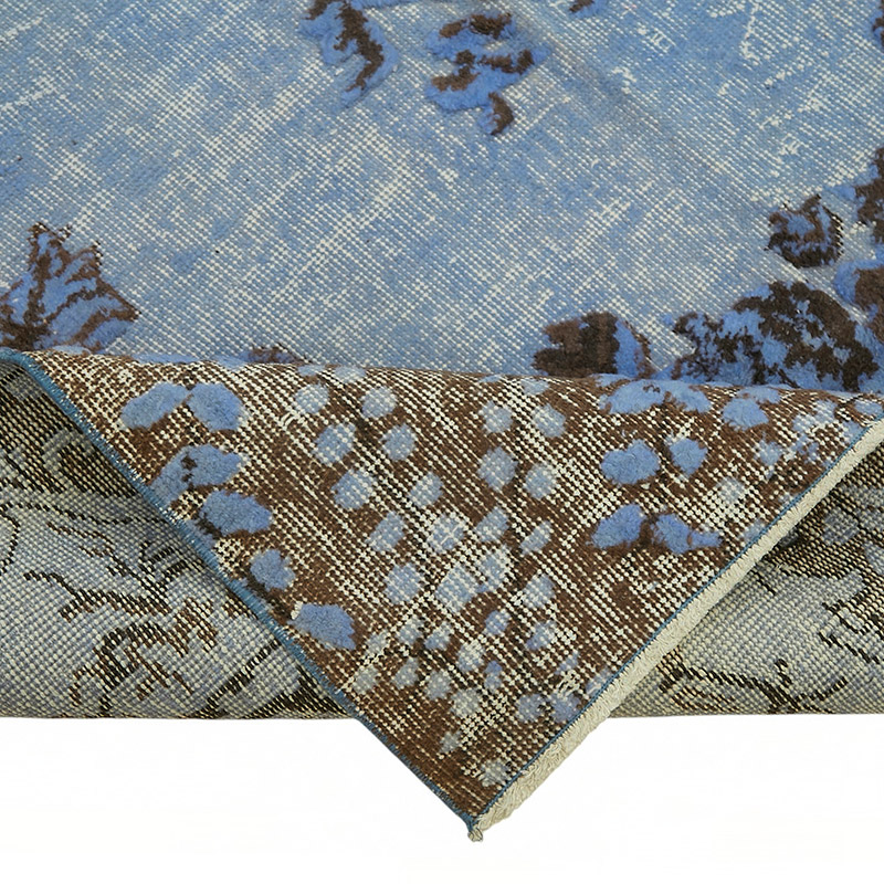 Hand Carved Over-Dyed Rug - 5' 3" x 9' 2" (63" x 110") - K0087074