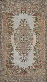El Oyması Boyalı Halı - 166 cm x 290 cm