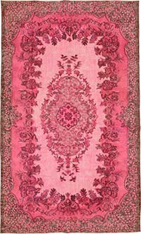El Oyması Boyalı Halı - 182 cm x 292 cm
