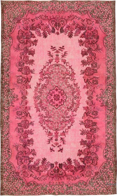 Alfombra Tallada a Mano Sobre Teñida - 182 cm x 292 cm