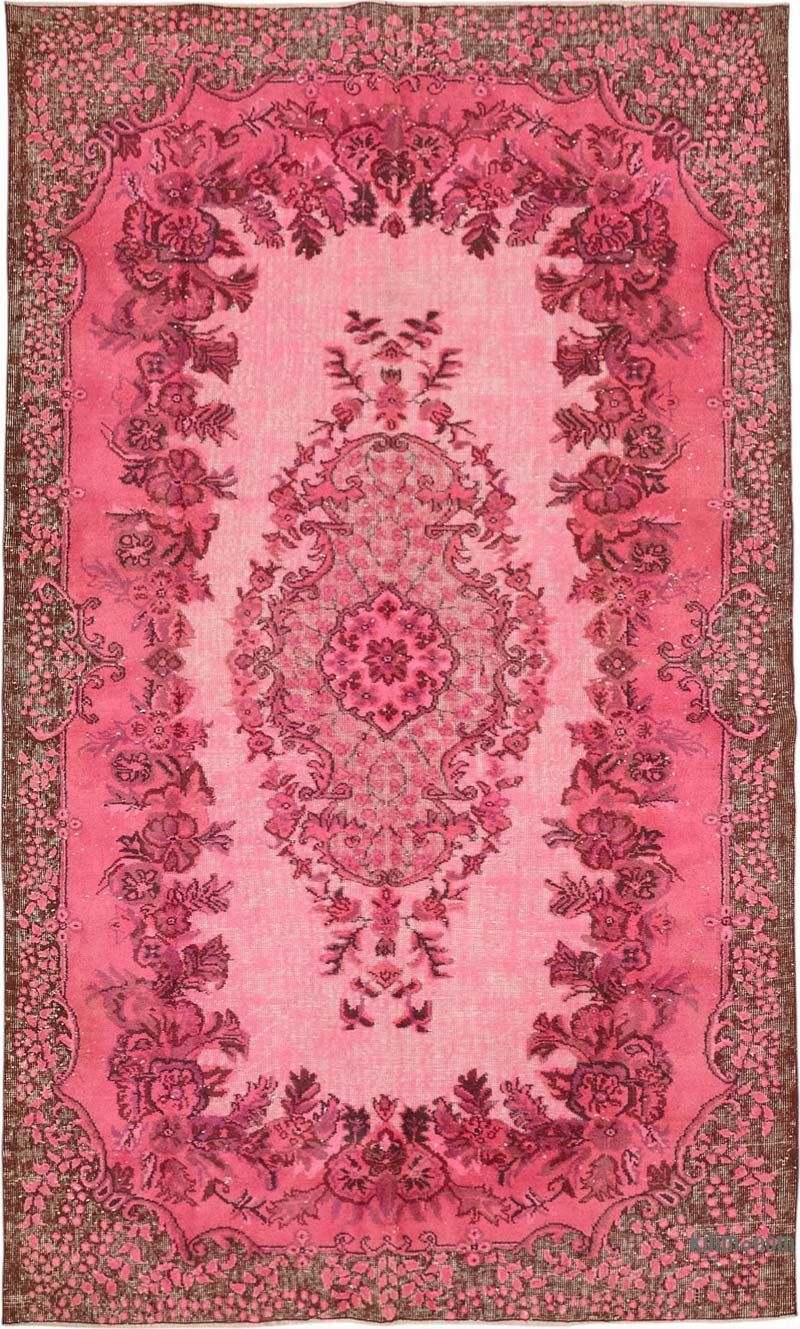Alfombra Tallada a Mano Sobre Teñida - 182 cm x 292 cm - K0087077