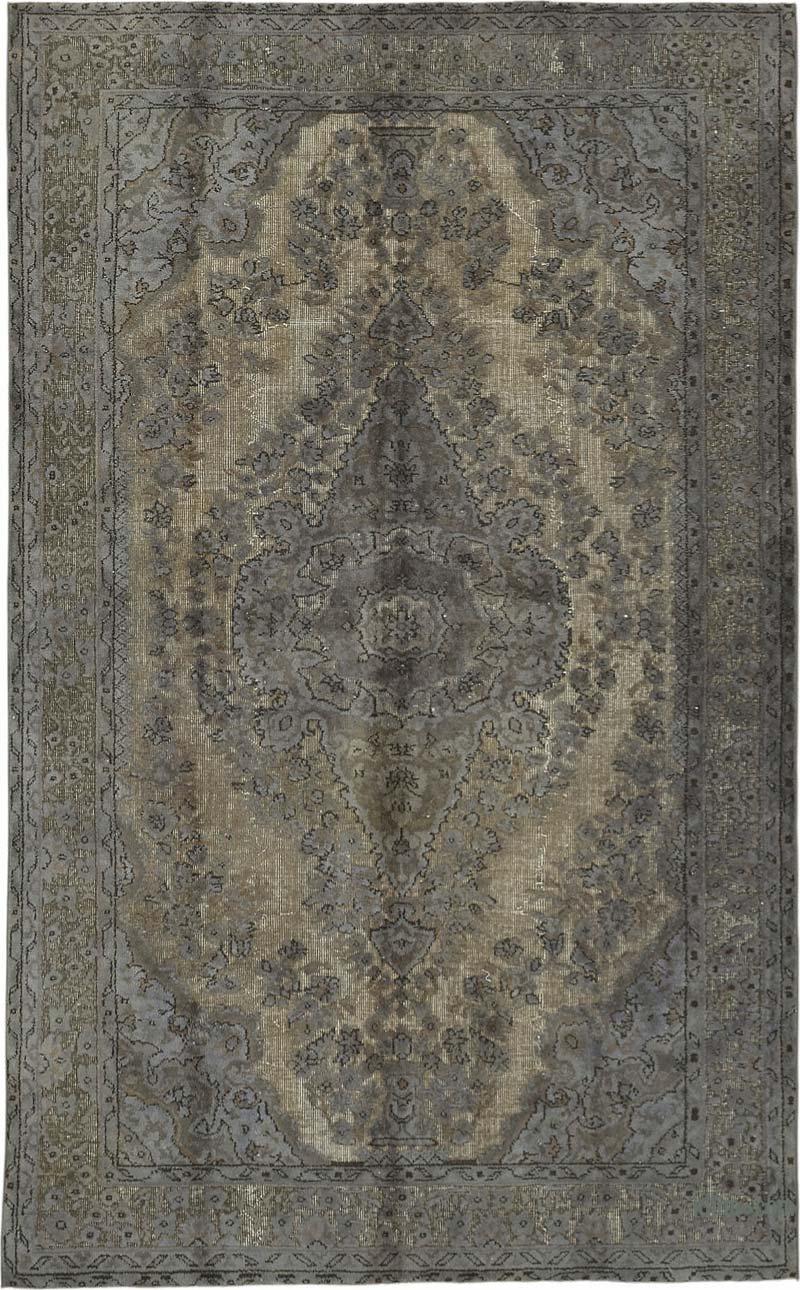 Hand Carved Over-Dyed Rug - 5' 7" x 9' 2" (67" x 110") - K0087078