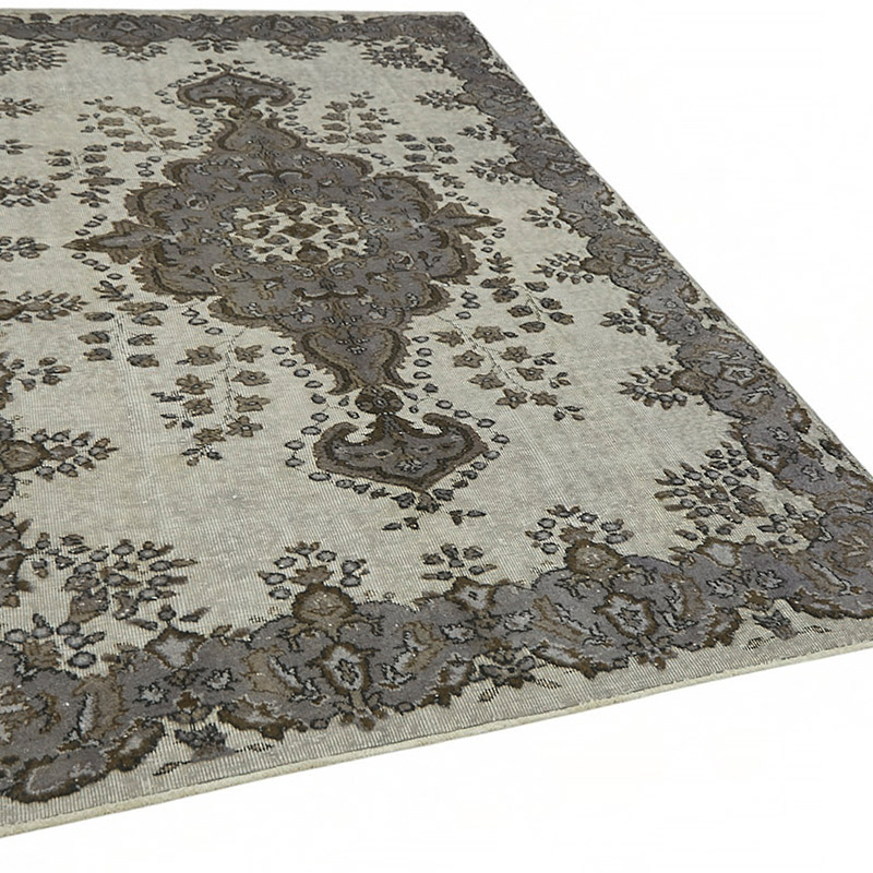 Hand Carved Over-Dyed Rug - 5' 9" x 9' 2" (69" x 110") - K0087080