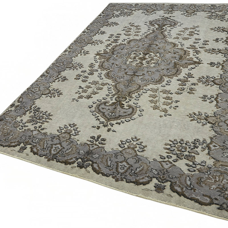 Hand Carved Over-Dyed Rug - 5' 9" x 9' 2" (69" x 110") - K0087080