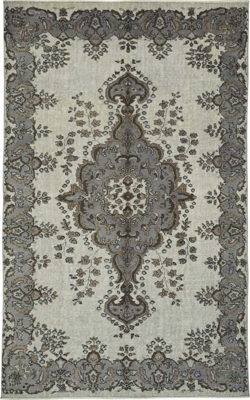 Hand Carved Over-Dyed Rug - 5' 9" x 9' 2" (69" x 110") - K0087080