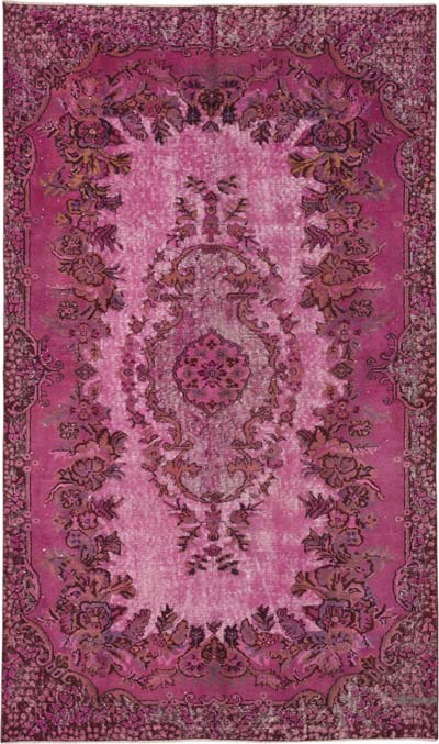 El Oyması Boyalı Halı - 166 cm x 287 cm