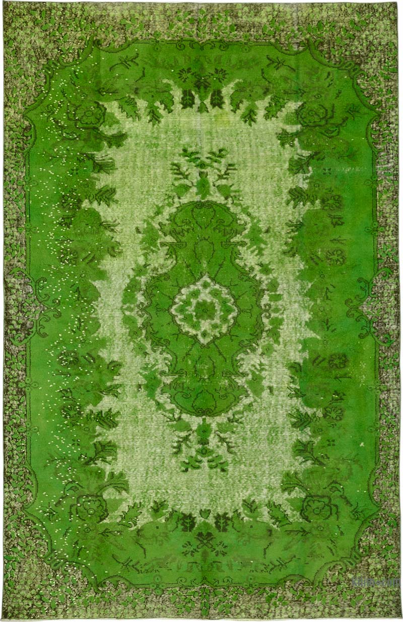 Alfombra Tallada a Mano Sobre Teñida - 190 cm x 290 cm - K0087082