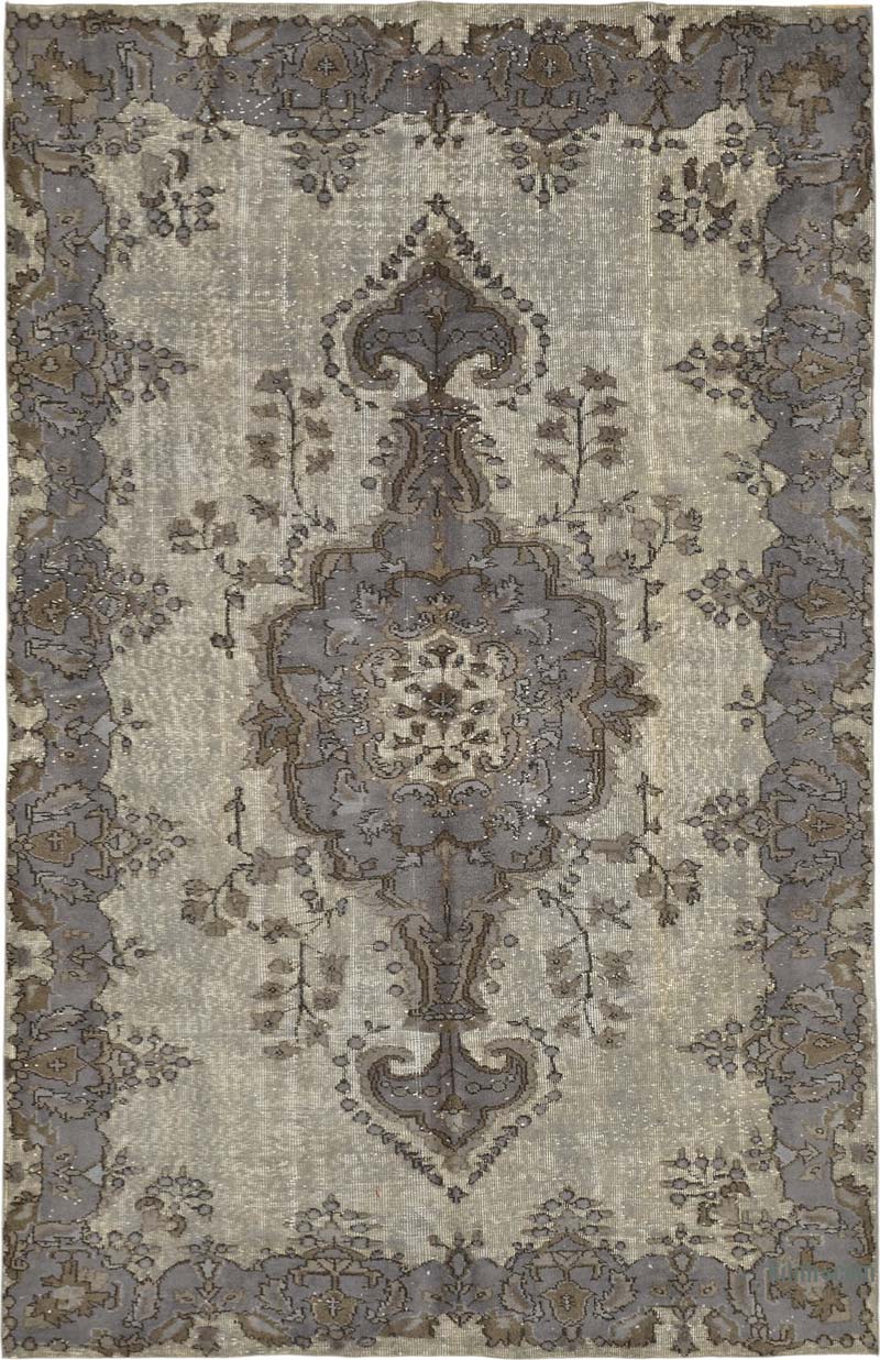 Alfombra Tallada a Mano Sobre Teñida - 180 cm x 283 cm - K0087083