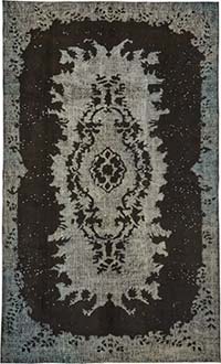 Hand Carved Over-Dyed Rug - 5' 11" x 9' 11" (71" x 119")