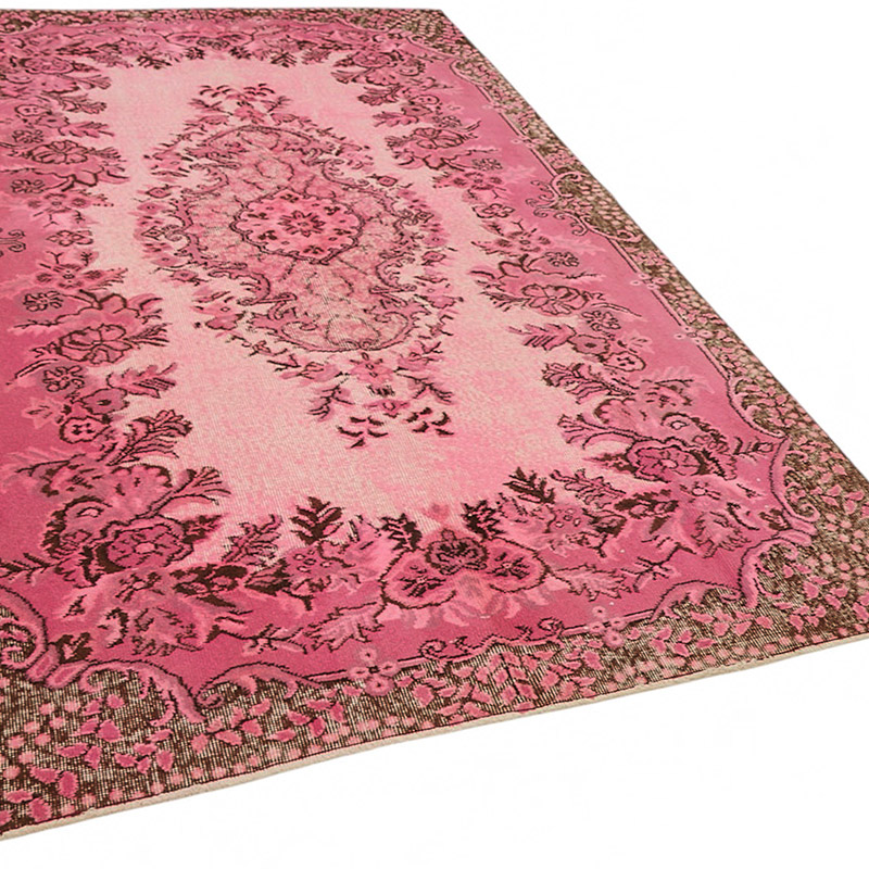 Hand Carved Over-Dyed Rug - 5' 9" x 9' 1" (69" x 109") - K0087089