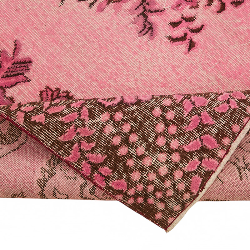 Hand Carved Over-Dyed Rug - 5' 9" x 9' 1" (69" x 109") - K0087089