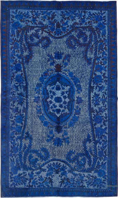 El Oyması Boyalı Halı - 162 cm x 280 cm