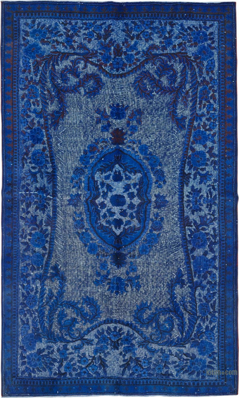 Alfombra Tallada a Mano Sobre Teñida - 162 cm x 280 cm - K0087092