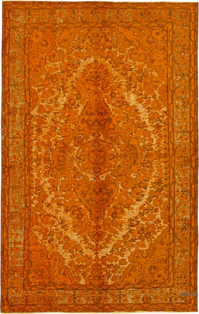 El Oyması Boyalı Halı - 166 cm x 260 cm
