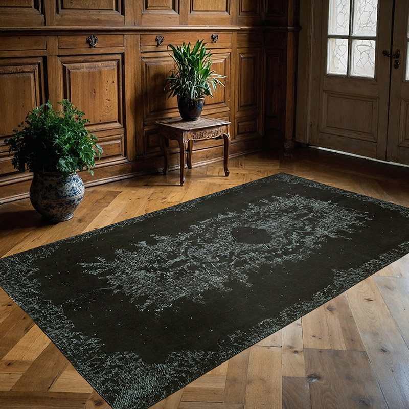 Alfombra Tallada a Mano Sobre Teñida - 153 cm x 262 cm - K0087097