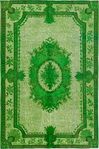 El Oyması Boyalı Halı - 173 cm x 260 cm