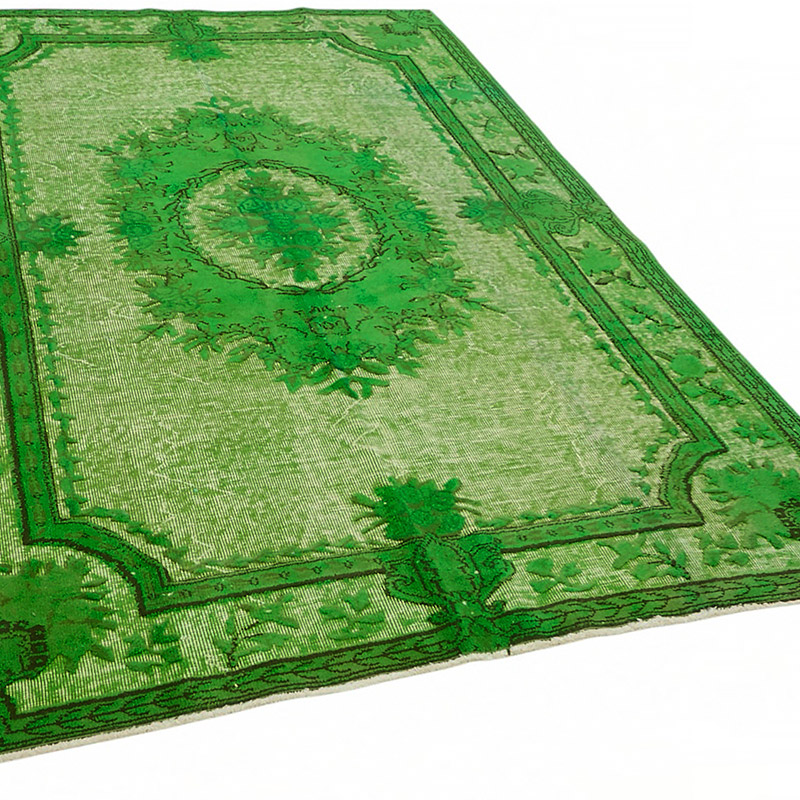 Hand Carved Over-Dyed Rug - 5' 8" x 8' 6" (68" x 102") - K0087098