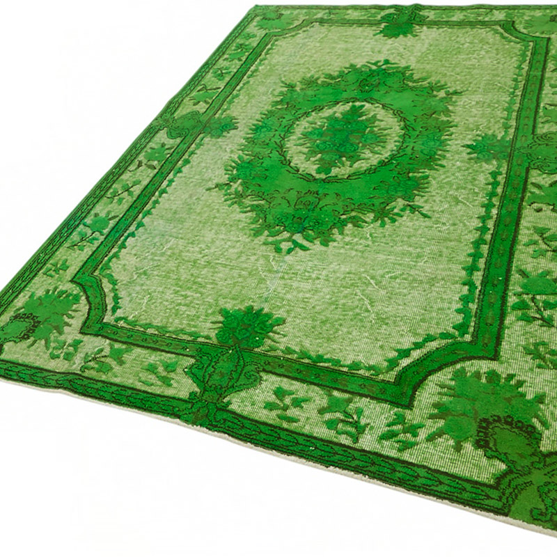 Hand Carved Over-Dyed Rug - 5' 8" x 8' 6" (68" x 102") - K0087098