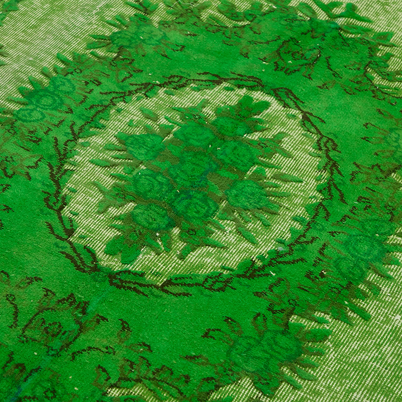 Hand Carved Over-Dyed Rug - 5' 8" x 8' 6" (68" x 102") - K0087098